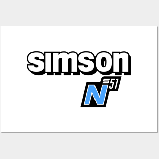 Simson S51 N Logo (v2) Posters and Art